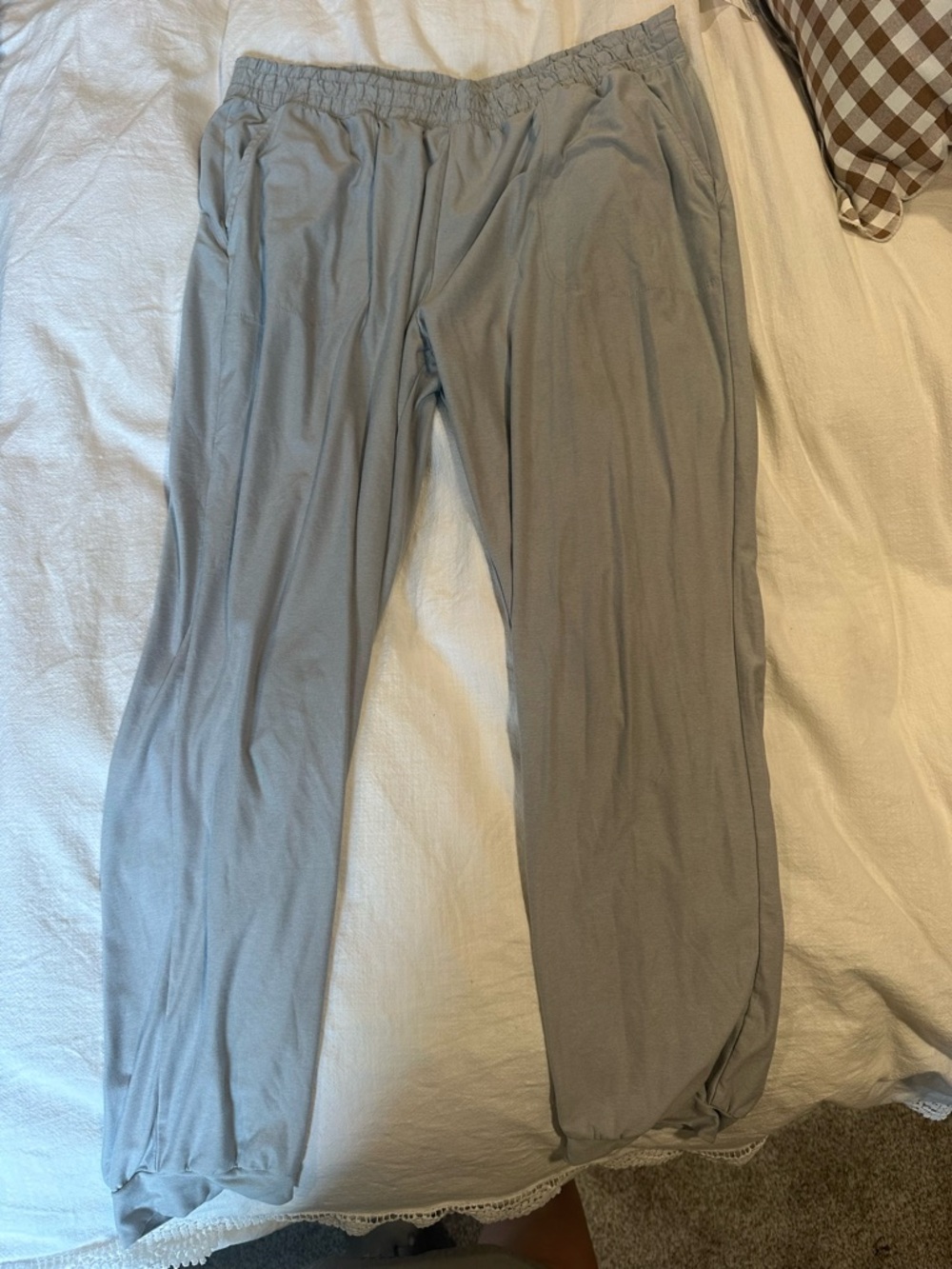 Old Navy Light Gray Men’s Elastic Waist Lounge Joggers